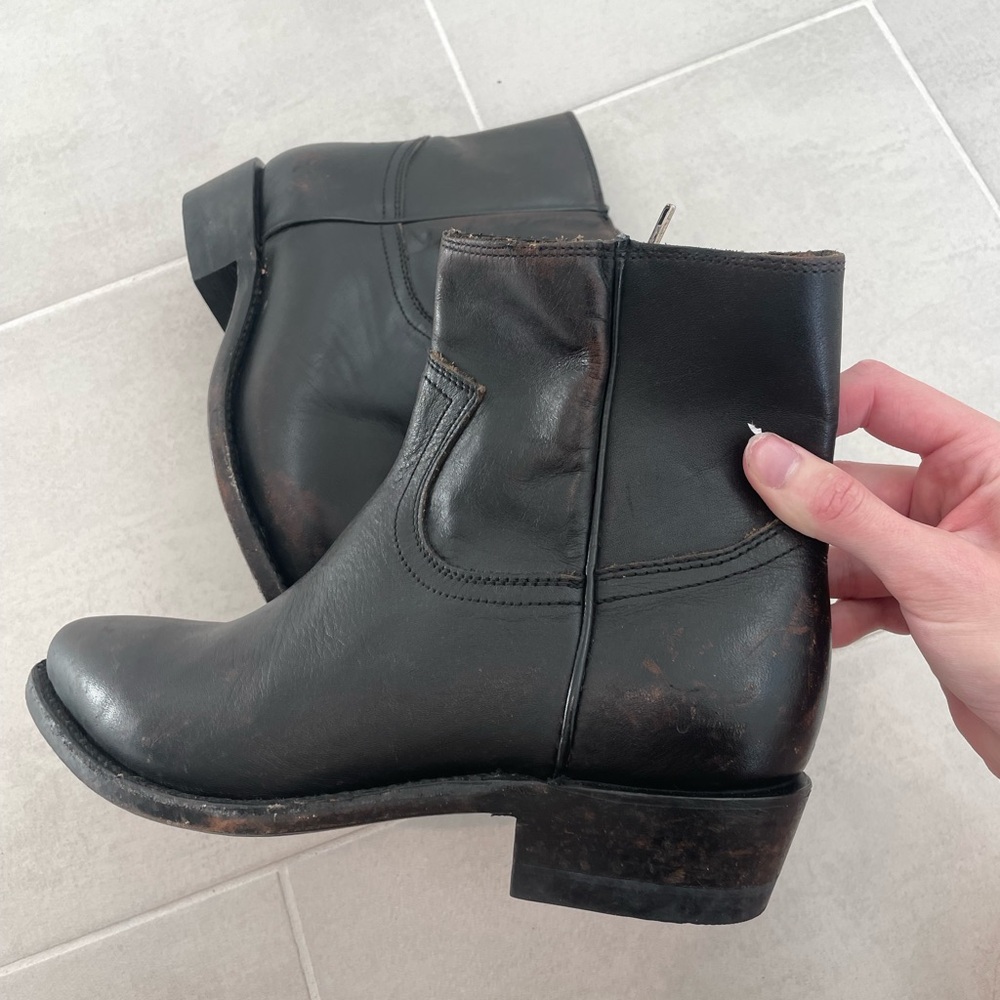 Frye short ankle booties
